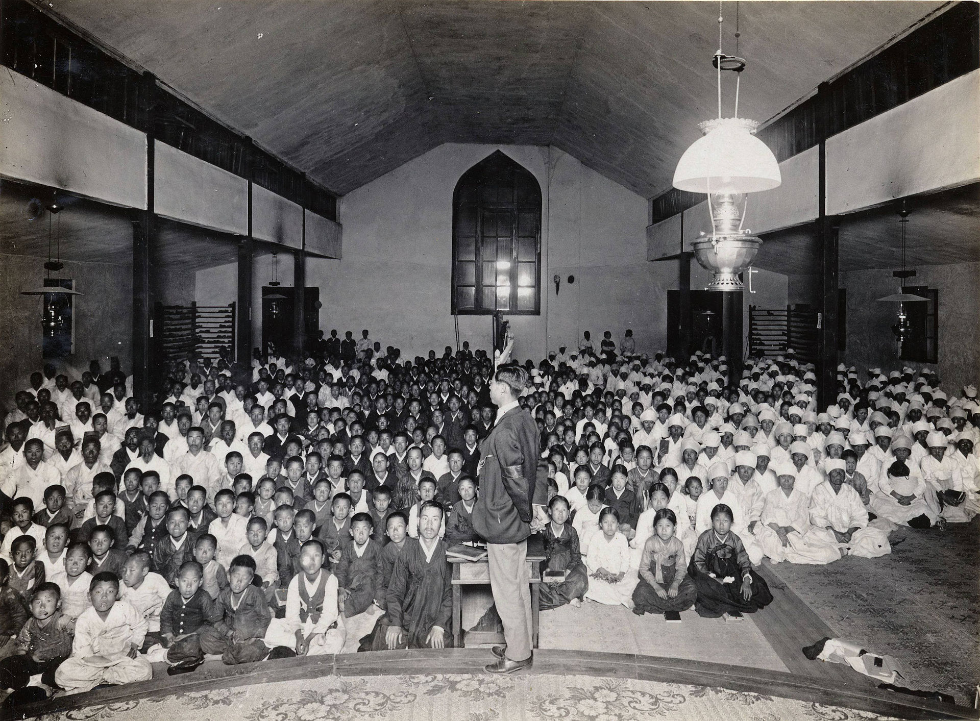 1900년대 초 평양 교회의 기도회